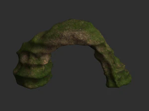 Small Arch - Moss 1 3D Model