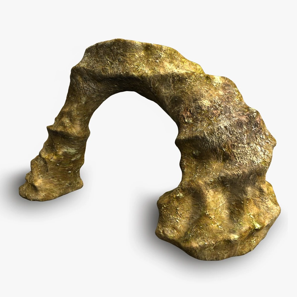 Small Arch - Lichen 3D Model .c4d .max .obj .3ds .fbx .stl .blend 