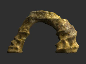 Small Arch - Lichen 3D Model