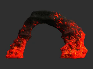 Arco Pequeno - Lava Modelo 3D