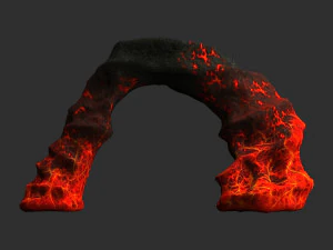 Arco Pequeno - Lava Modelo 3D