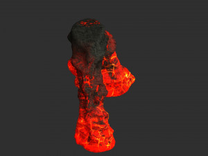 Small Arch - Lava 3D Model
