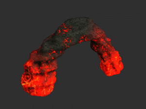 Small Arch - Lava 3D Model