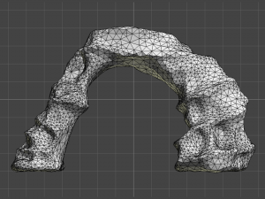 Small Arch - Lava 3D Model