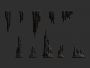 Base Rocks Combo 3D 모델