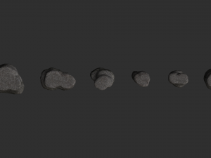 Base Rocks Combo 3D 모델