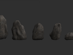 Base Rocks Combo 3D 모델