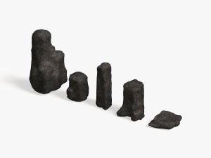 Base Rocks Combo 3D 모델