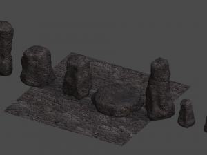 Cave Rocks Combo Modèle 3D