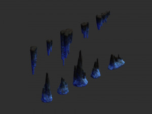 Magical Rocks Combo Model 3D