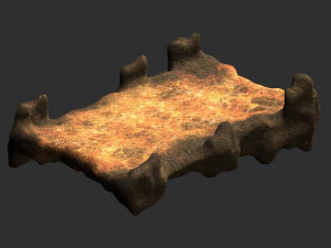 Desert Rocks Combo 3D Model