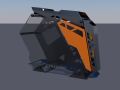 PC computer Cougar conquer Low-poly  3D Model