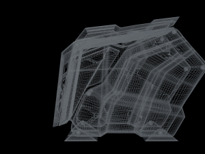 pc computer cougar conquer low-poly Modèle 3D