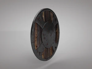 medieval shield low-poly 3D Model