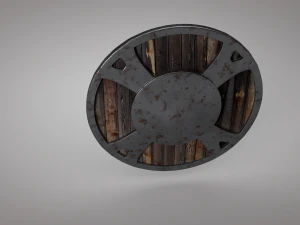 medieval shield low-poly 3D Model