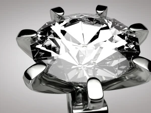 diamond ring low-poly 3D Model