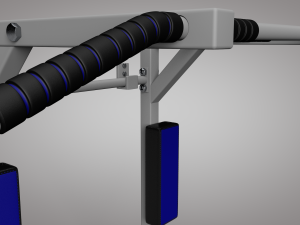 horizontal bar 3D-Modell