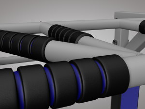 horizontal bar 3D-Modell