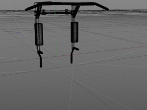horizontal bar 3D-Modell