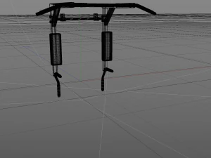 horizontal bar 3D Model