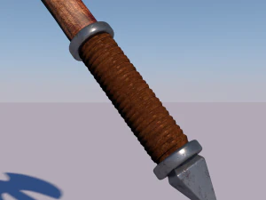 medieval axe low-poly 3D Model