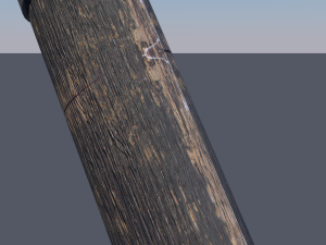 medieval axe low-poly 3D Model