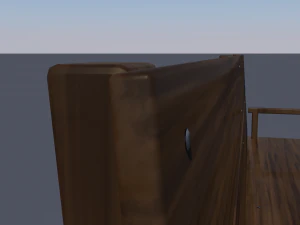 bench low-poly 3D Model