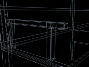 bench low-poly 3D Model