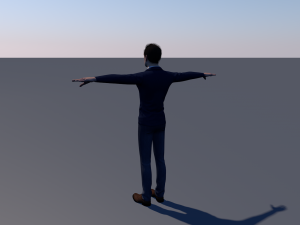 man character low-poly Modelo 3D