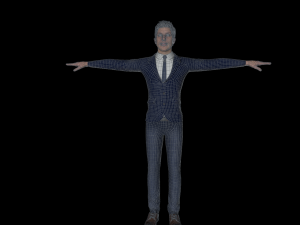 man character low-poly Modelo 3D