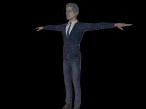 man character low-poly Modelo 3D