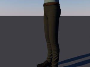 teenager low-poly 3D Model