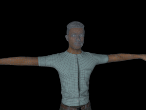teenager low-poly 3D Model