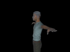 teenager low-poly 3D Model