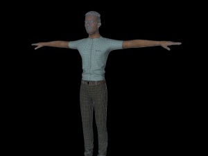 teenager low-poly 3D Model