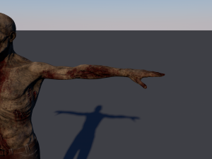 zombie low-poly 3D 模型