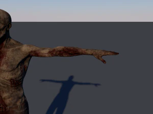 zombie low-poly 3D Model