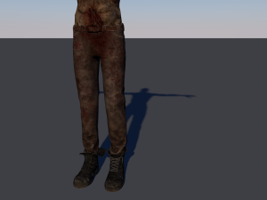 zombie low-poly 3D 模型
