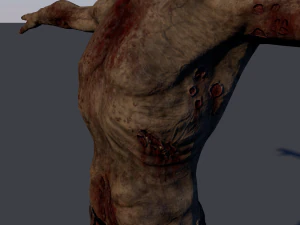 zombie low-poly 3D Model