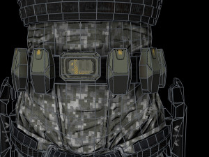 swat soldier low-poly 3D मॉडल