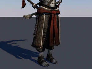 fantasy characters pack low-poly 3D Model
