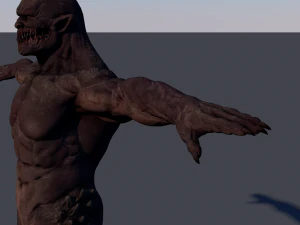 fantasy characters pack low-poly 3D Model