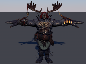 fantasy characters pack low-poly 3D मॉडल