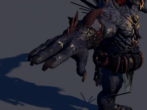 fantasy characters pack low-poly 3D Model