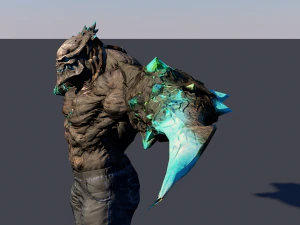 fantasy characters pack low-poly 3D Model
