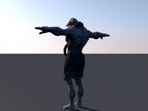 fantasy characters pack low-poly 3D Model