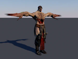 fantasy characters pack low-poly 3D Model