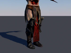 fantasy characters pack low-poly 3D Model