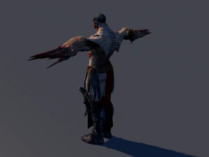 fantasy characters pack low-poly 3D Model