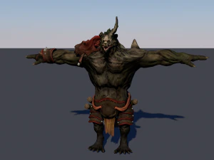 fantasy characters pack low-poly 3D Model